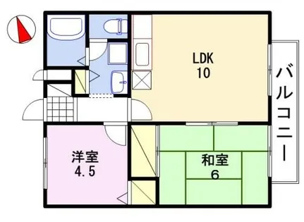 アーバンライフ吉田【1階】の間取り