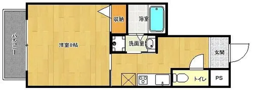 リヴェール小路【6階】の間取り