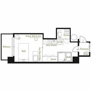 アトリアム吹上【710号室】の間取り