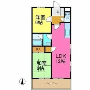 エクセルメゾン本山【4階】の間取り