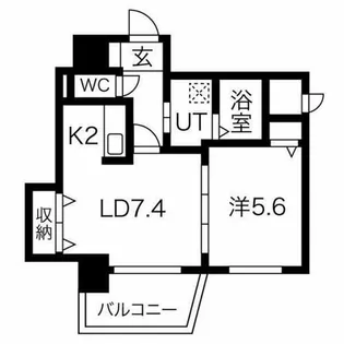 ヒルズ新栄【9階】の間取り