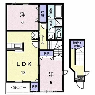 プログレスB【2階】の間取り