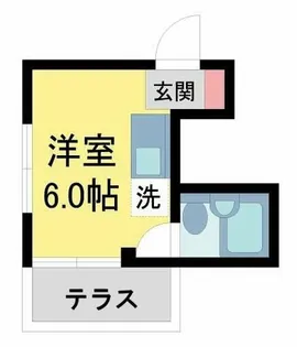 リベラール美園【103号室】の間取り