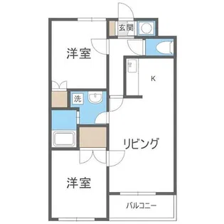 グリシーヌ41【3階】の間取り