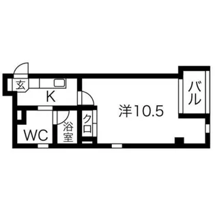 パラード天王寺【5階】の間取り