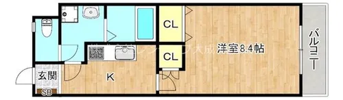 ロータスコートⅢ【2階】の間取り