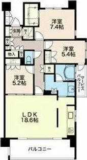 プライムメゾン富士見台【4階】の間取り