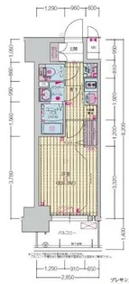 プレサンス上前津エレスタ【2階】の間取り