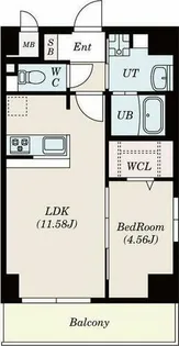 GRANDUKE代官町reverso【7階】の間取り