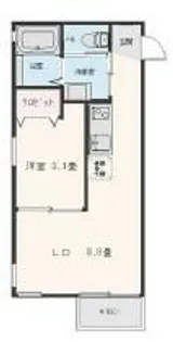 Le Gioie(レジョイエ)ささしまライブ駅【4階】の間取り