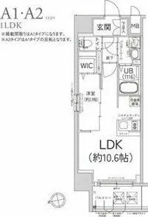 エスリード今池ルミナス【14階】の間取り