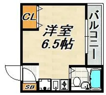 キャンパス2000須磨天神【2階】の間取り