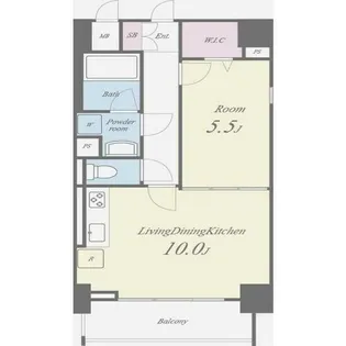 愛知県名古屋市中区千代田3丁目【マンション】の間取り