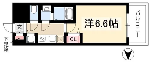 プレサンス千種アイル【8階】の間取り