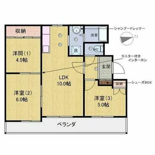 伊藤第二ビル【3階】の間取り