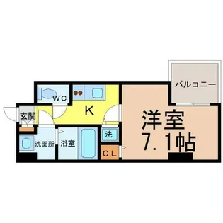 リエス鶴舞EAST TOWER【8階】の間取り