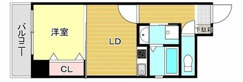 エストレーア薬院【603号室】の間取り