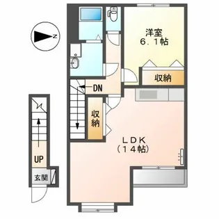 BJ・スタシィオン【2階】の間取り