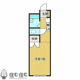 セントラルバレイ元宮【204号室】の間取り