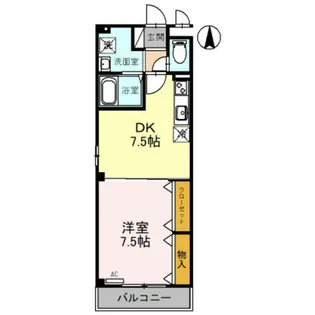 大阪府大阪市鶴見区横堤4丁目【マンション】の間取り