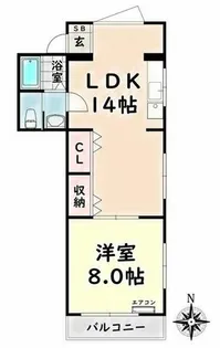 愛知県名古屋市南区菊住2丁目【マンション】の間取り