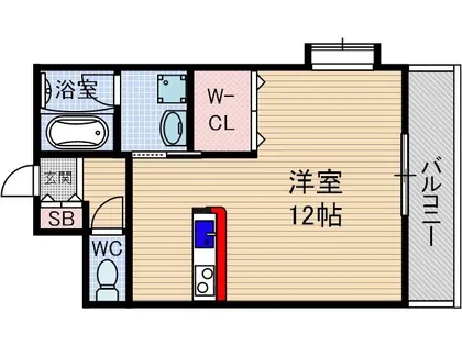 1Rの間取り画像