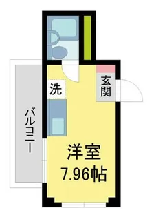 リベラール美園【206号室】の間取り