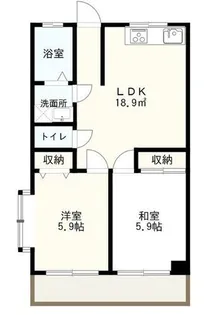 ロイヤルハイツ橿原【3階】の間取り