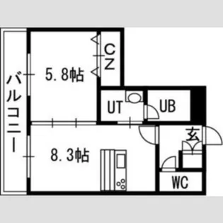Ambiente619【2階】の間取り