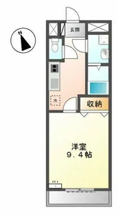 エスポア 井ノ口【1階】の間取り