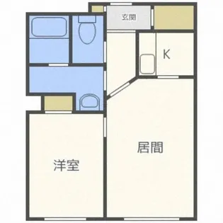 ディアス1610【1階】の間取り