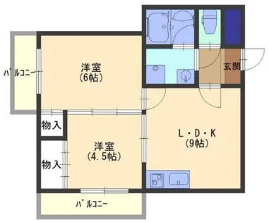 クリエイティブ佐太【3階】の間取り
