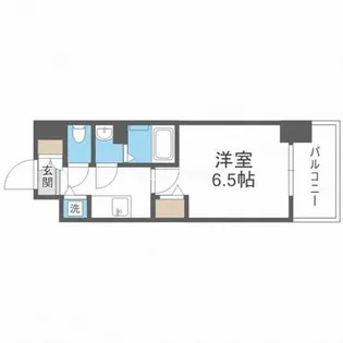 アドバンス大阪バレンシア【8階】の間取り