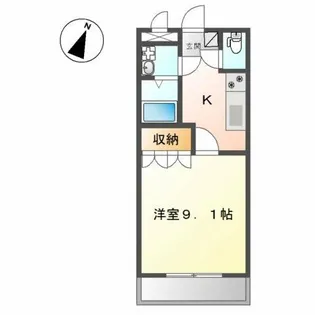 サンパレスⅡ【2階】の間取り