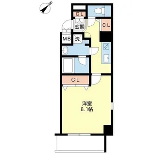 プロシード吹上【0405号室】の間取り