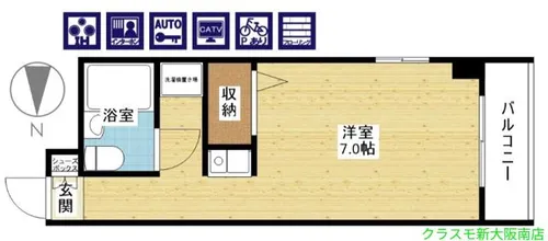 十三ホワイティ【1階】の間取り