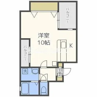 東和ビル【4階】の間取り