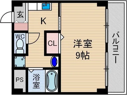 イーズ南春日丘【304号室】の間取り