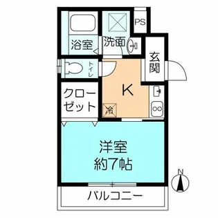 ハウスアイ立花Ⅱ【1階】の間取り