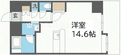 セレニテ梅田北Premium【12階】の間取り