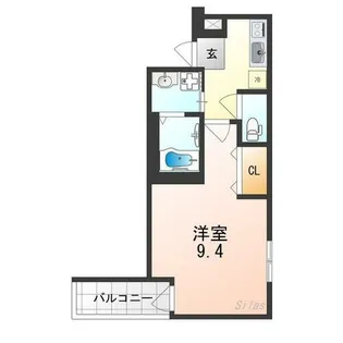 大阪府高石市東羽衣2丁目【アパート】の間取り