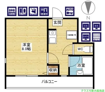 コンフォート姫里【3階】の間取り