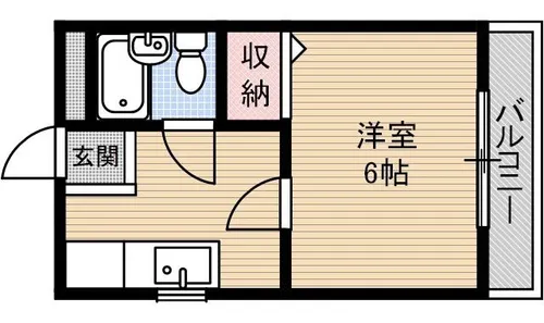 リュイール樋口【202号室】の間取り