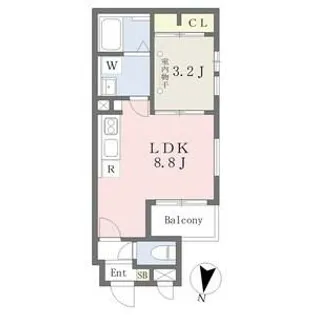 Cherim日比野Grace【2階】の間取り