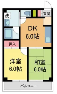 エミネンス宝塚【3階】の間取り