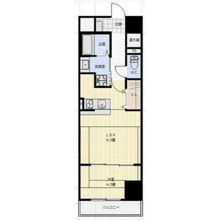 愛知県名古屋市中区新栄3丁目【マンション】の間取り