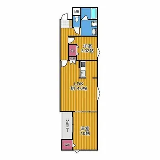 ステラキャットクローバー【1階】の間取り