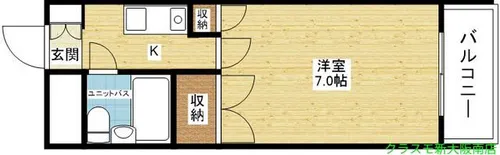 エクセレントコート【2階】の間取り