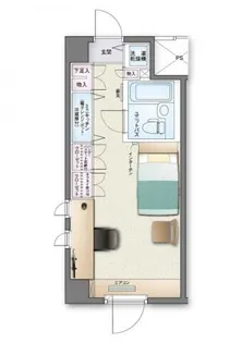 アルファコンフォート大手前【504号室】の間取り