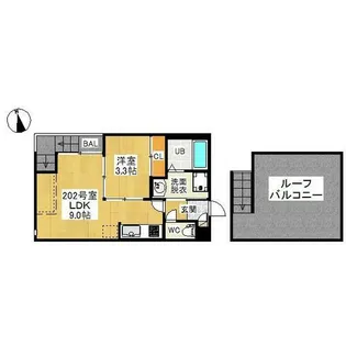 GRANDTICスリジエ【2階】の間取り